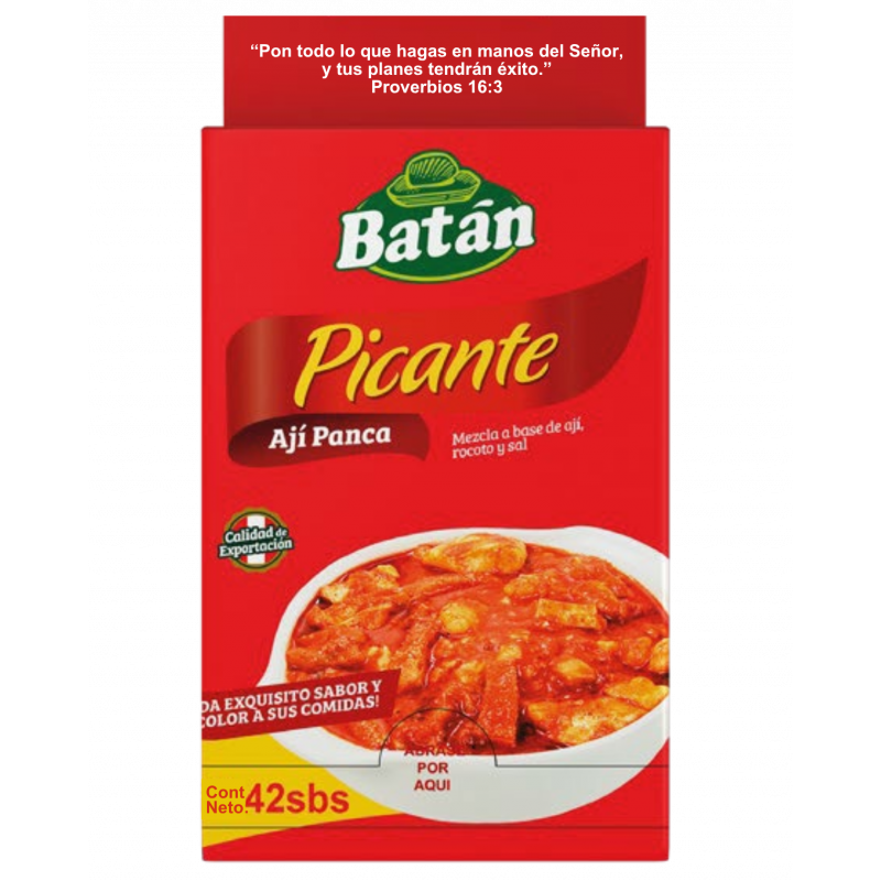 Ají Colorado Panca Picante (Sobre gigante x 42 sobres)