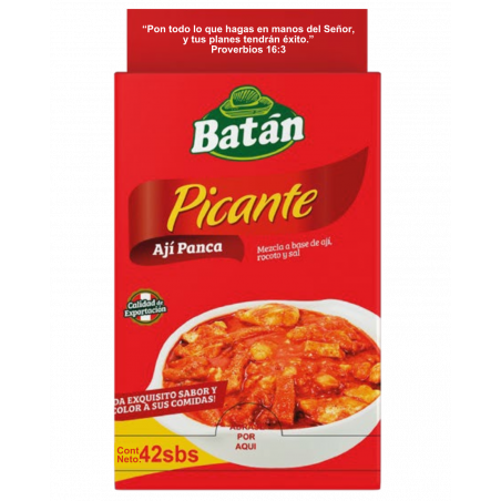 Ají Colorado Panca Picante (Sobre gigante x 42 sobres)