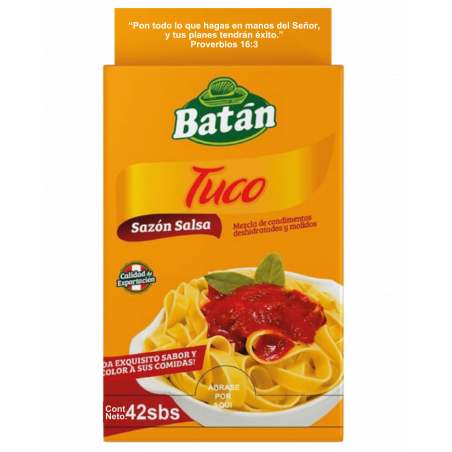 Tuco Sazón Salsa (Sobre gigante x 42 sobres)