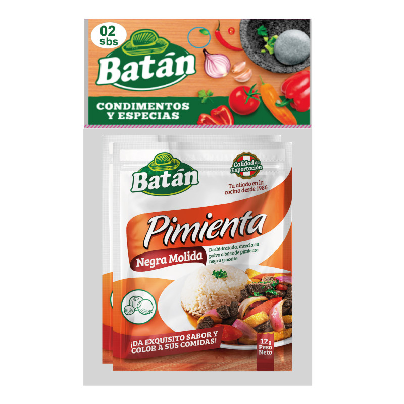 PIMIENTA MOLIDA X 2 SOBRES