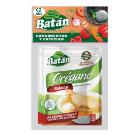 ORÉGANO X 2 SOBRES